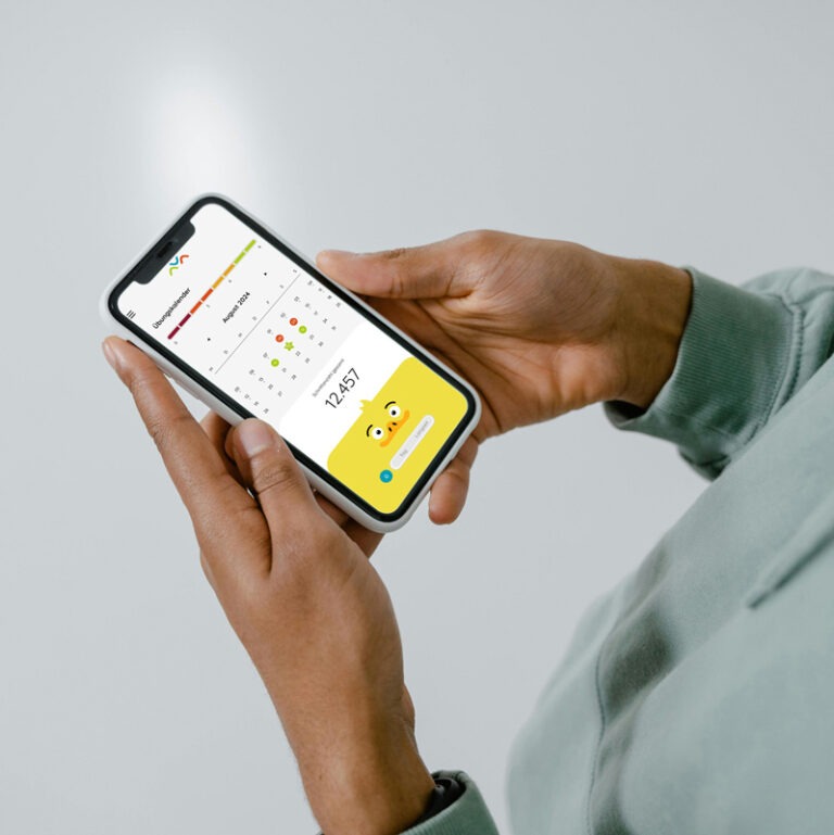 ParkinsonGo Appdesign Kalenderansicht